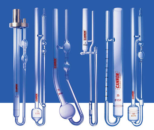 Cannon Glass Capillary Viscometers from John Morris Scientific